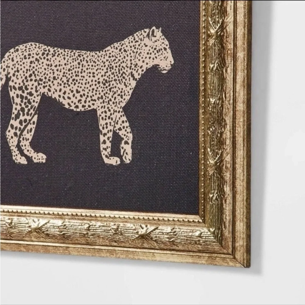 Studio McGee Cheetah Framed Wall Art Canvas 10